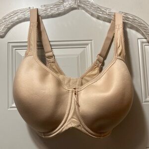 Full Coverage Nude Underwire Bra - Supportive Comfort 32G